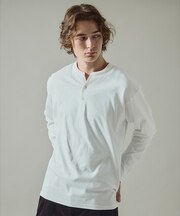 【快適速乾】ALL SEASON COTTON Vネック スキッパーTシャツ /
