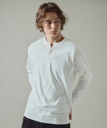 【快適速乾】ALL SEASON COTTON Vネック スキッパーTシャツ /