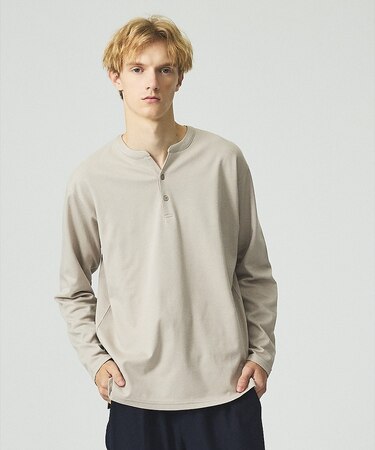 【快適速乾】ALL SEASON COTTON Vネック スキッパーTシャツ /