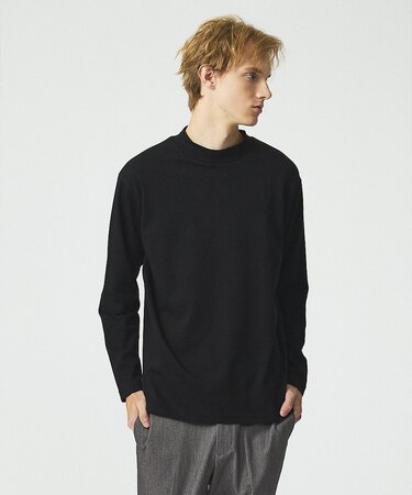 【快適速乾】ALL SEASON COTTON モックネック長袖Tシャツ