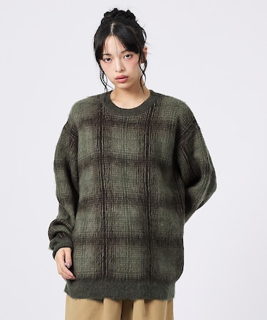 【PENDLETON / ペンドルトン】Plaid Crewneck / プレイ
