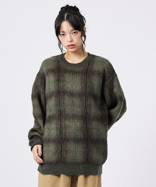 【PENDLETON / ペンドルトン】Plaid Crewneck / プレイ