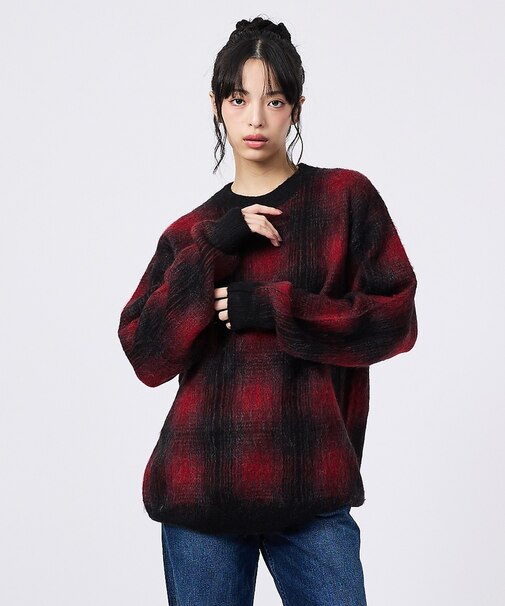 【PENDLETON / ペンドルトン】Plaid Crewneck / プレイ