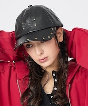 【Dickies / ディッキーズ】EX LEATHERPATCH CAP/レザ