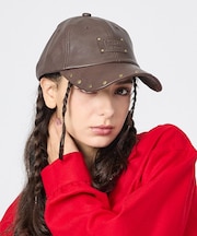 【Dickies / ディッキーズ】EX LEATHERPATCH CAP/レザ