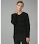 ペインティング ブロークンチェック Vネック プルオーバー ニット