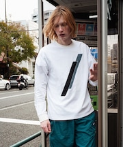 【5/】ダブルスラッシュロングスリーブ T シャツ