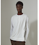 フィブリル ヘンリーネック 長袖Tシャツ
