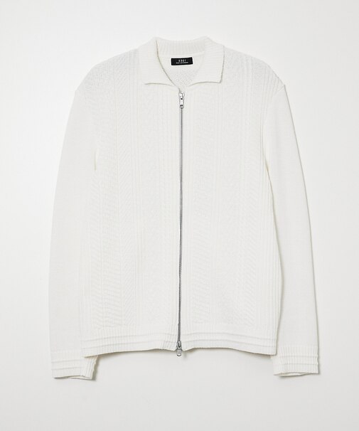 【25S/S】コットン ペーパーニット ブルゾン