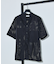 【25S/S】パッチワーク メッシュ 半袖シャツ
