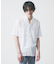 【25S/S】パッチワーク メッシュ 半袖シャツ