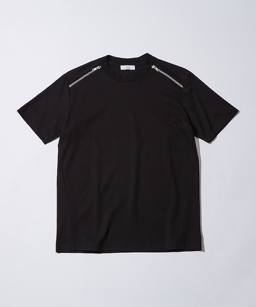 ジップ 半袖 Tシャツ