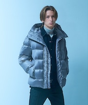 【25A/W】レザーエンボス ダウンジャケット
