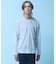 クラッシュベロア Vネック 長袖Tシャツ
