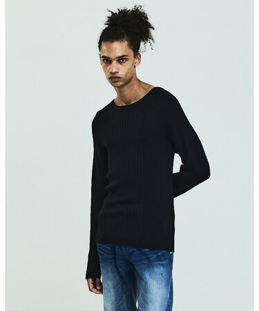【25AW】ホールガーメント クルーネックニット