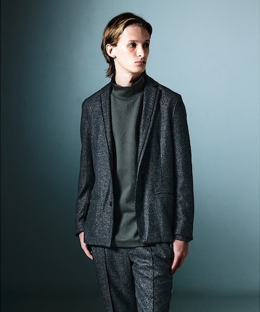 【セットアップ対応】グリッター ツイーディジャケット