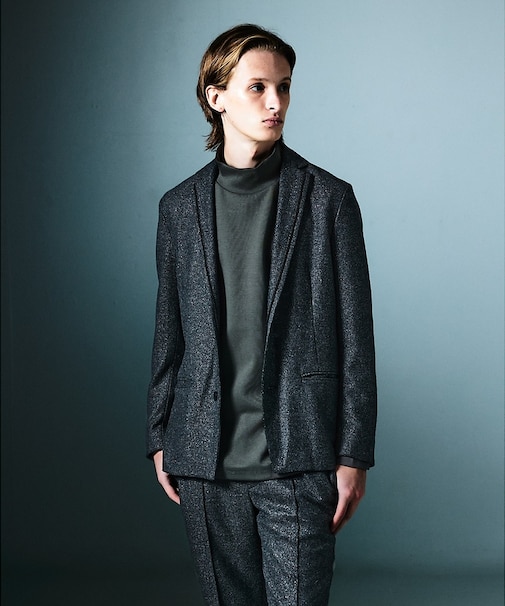 【セットアップ対応】グリッター ツイーディジャケット