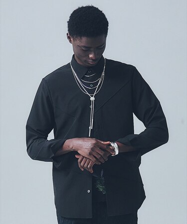 【ピンタック】ランダム 長袖 シャツ