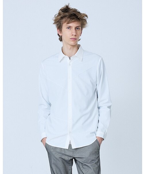 【ピンタック】ランダム 長袖 シャツ