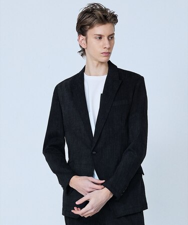 【セットアップ対応】ピークドラペル デニム ジャケット