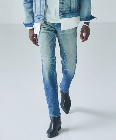 【コラボ企画/セットアップ対応】LEE/リー 101Z テーパード スキニー デ