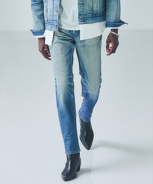 【コラボ企画/セットアップ対応】LEE/リー 101Z テーパード スキニー デ