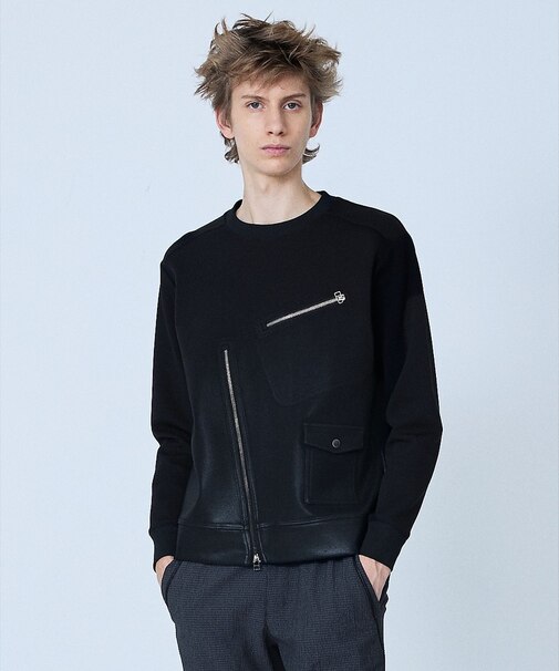 【ライダース】長袖 スウェットTシャツ