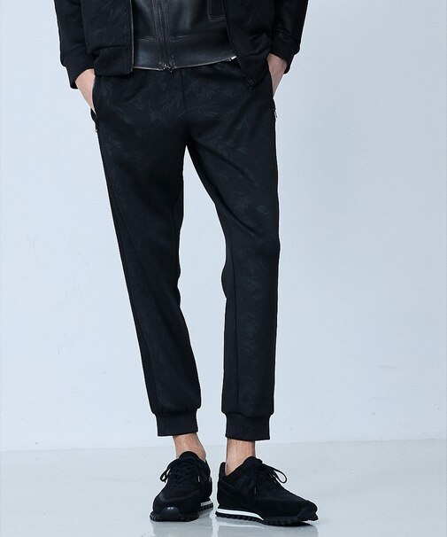 【セットアップ対応】リーフ柄　ジョグパンツ