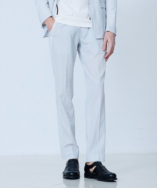 【セットアップ対応】ワッシャー メッシュ スラックス