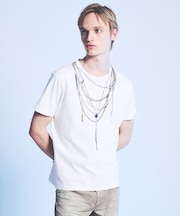 【YArKA×5351】ネックレス プリント 半袖 Tシャツ