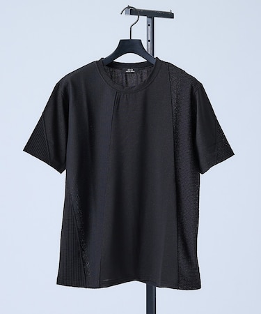【パッチワーク】半袖 Tシャツ