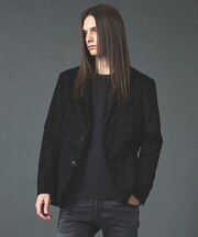 【セットアップ対応】グレンチェック フロックプリント ジャケット