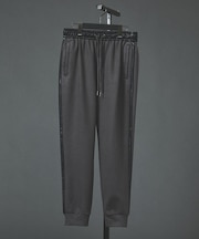 【セットアップ対応】エンボス ストレッチ スウェード ジョガーパンツ