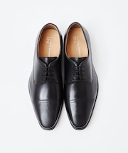 【一部店舗＋WEB限定】ロングノーズ 外羽根 ストレートチップシューズ