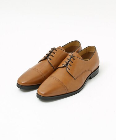【一部店舗+WEB限定】ロングノーズ 外羽根 ストレートチップシューズ