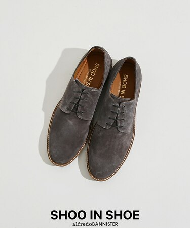 【SHOO IN SHOE】スエード ダービーシューズ 一部店舗＋WEB限定