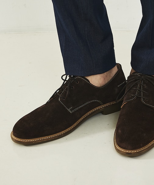 【SHOO IN SHOE】スエード ダービーシューズ 一部店舗＋WEB限定