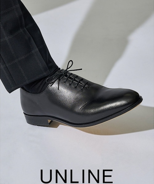 WEB限定】ホールカット 内羽根プレーントゥ ビジネスシューズ