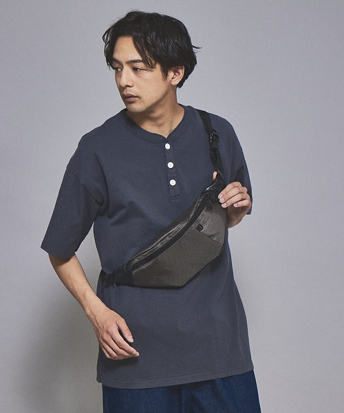 ショット ボディバッグ ウエストポーチ デニム レザー 切替え 希少 インディゴ Schott N.Y.C PADDED LEATHER BODYBAG レザーボディーバッグ