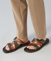 マルチクロス レザーサンダル