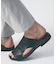 【WRAP SHOES】レザーサイドキャビティ スライド サンダル