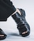 【WRAP SHOES】ドレープ バックストラップ サンダル