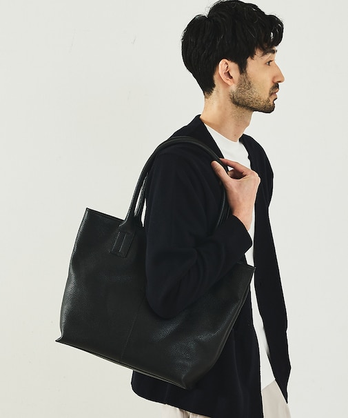 【WEB別注】オープン レザー トートバッグ