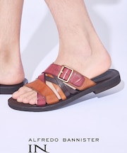 【WEB別注】マルチクロスレザーサンダル