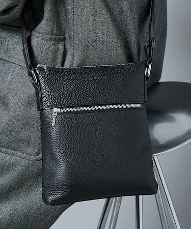 シボレザー ミニショルダーバッグ