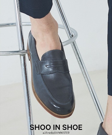 【SHOO IN SHOE】定番 コインローファー/ビジネスシューズ