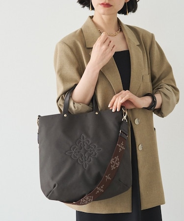 スリム2WAYトートバッグ <コーデュラナイロン>