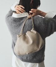 【名品】4wayレザー巾着ショルダーバッグ［chi企画］