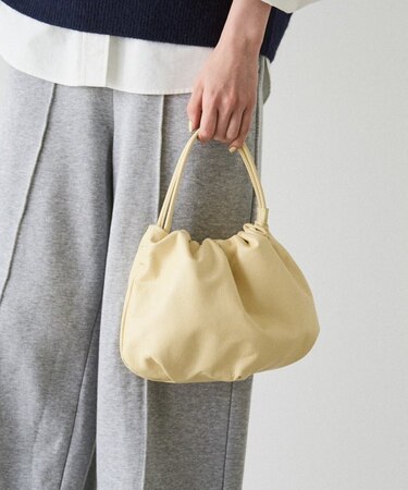 レザー巾着4WAYショルダーバッグ