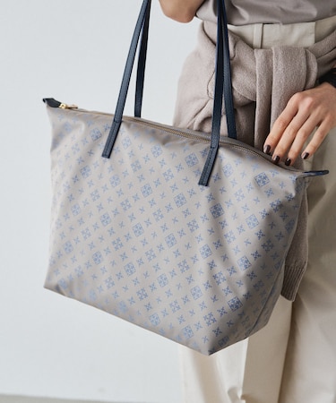 ナイロンジャガードトートバッグ